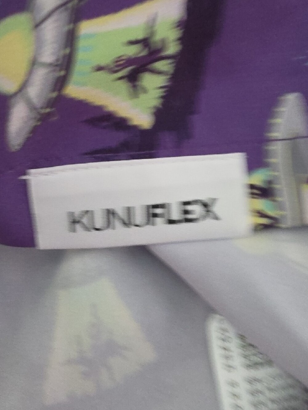 RSVLTS Retired Purple Short-Sleeve Alien & UFO Print Button-Up Shirt - Picture 5 of 7